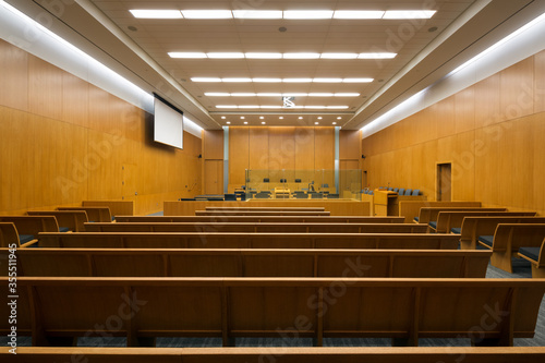 New Courtroom viewed from the back