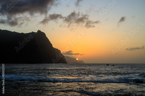 Sunset in Ponta do Sol, Santo Antao Island, Cape Verde