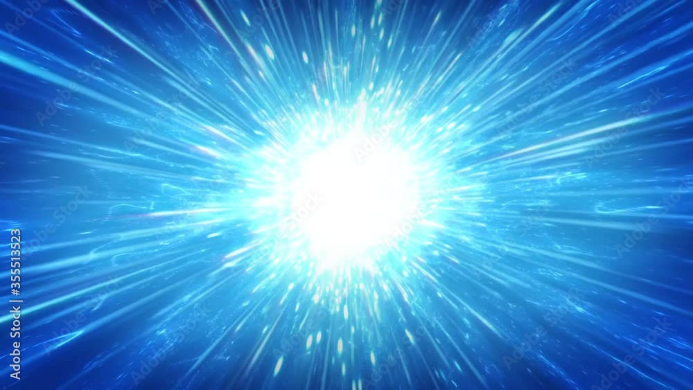 Abstract Beautiful Supernova Fireworks/ 4k animation of an abstract starburst firework background with super light and glow fx