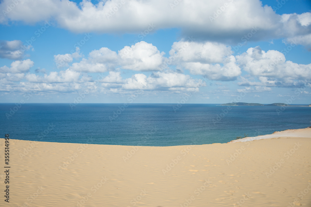 Fraser Island, world Heritage Site, Fraser Island, is the largest sand island in the world just off the Southeastern coast of Queensland, Australia