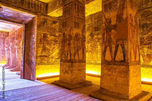Abu Simbel temple, UNESCO World Heritage site, Aswan, Egypt.