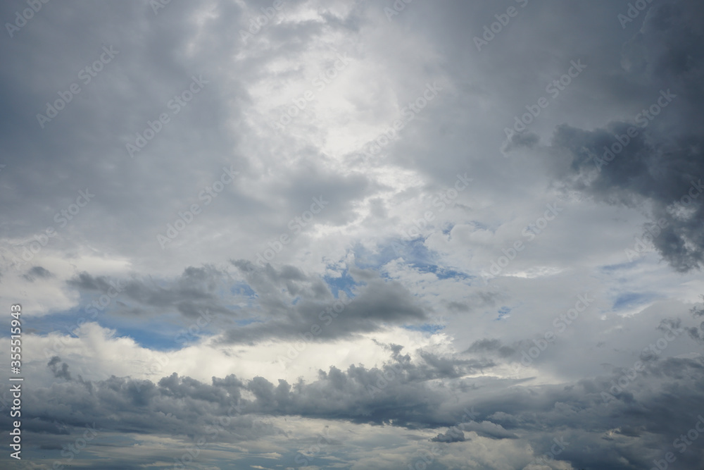 Dark sky and black clouds before rainy, Dramatic black cloud and thunderstorm, gray nimbostratus cloud bakground. Dark sky and black clouds before rainy, Dramatic black cloud and thunderstorm, gray nimbostratus cloud bakground.