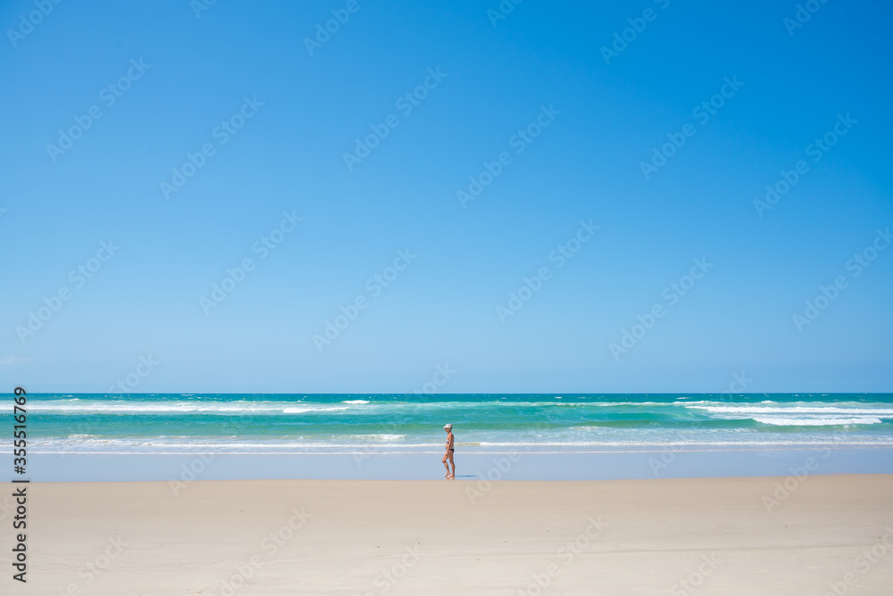 Pristine waters and sand of the Australian beaches.