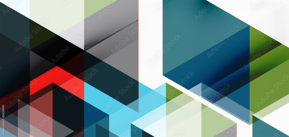 Geometric abstract background, mosaic triangle and hexagon shapes. Trendy abstract layout template for business or technology presentation, internet poster or web brochure cover, wallpaper Geometric abstract background, mosaic triangle and hexagon shapes. Trendy abstract layout template for business or technology presentation, internet poster or web brochure cover, wallpaper