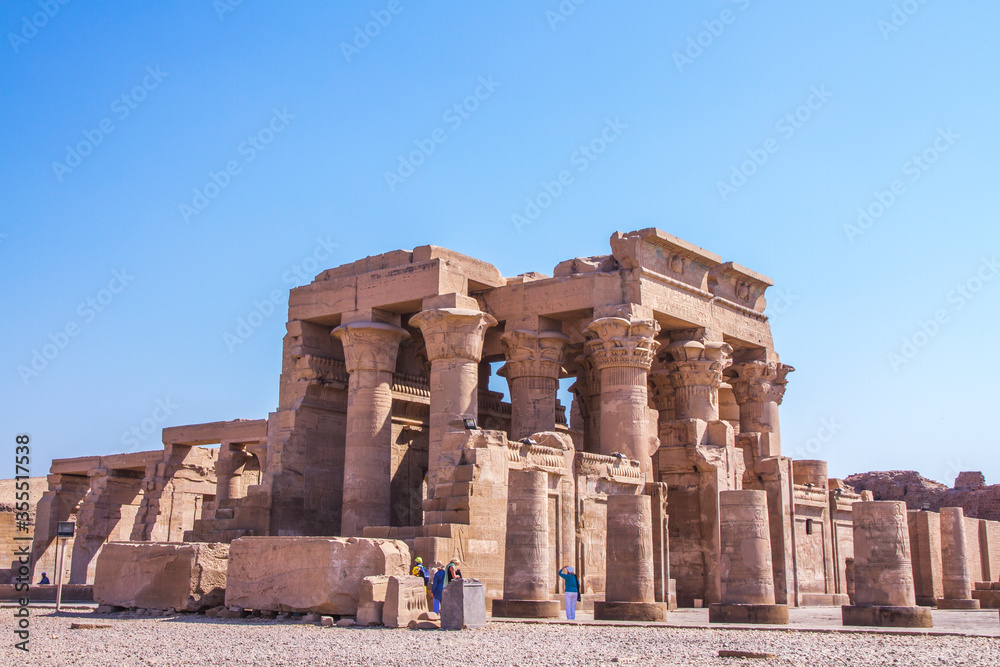 Ancient temple of Kom Ombo, Aswan, Egypt.