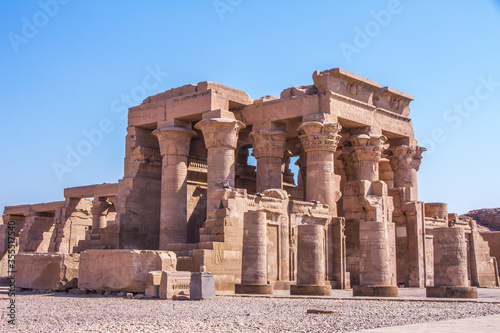 Ancient temple of Kom Ombo, Aswan, Egypt. © whatafoto