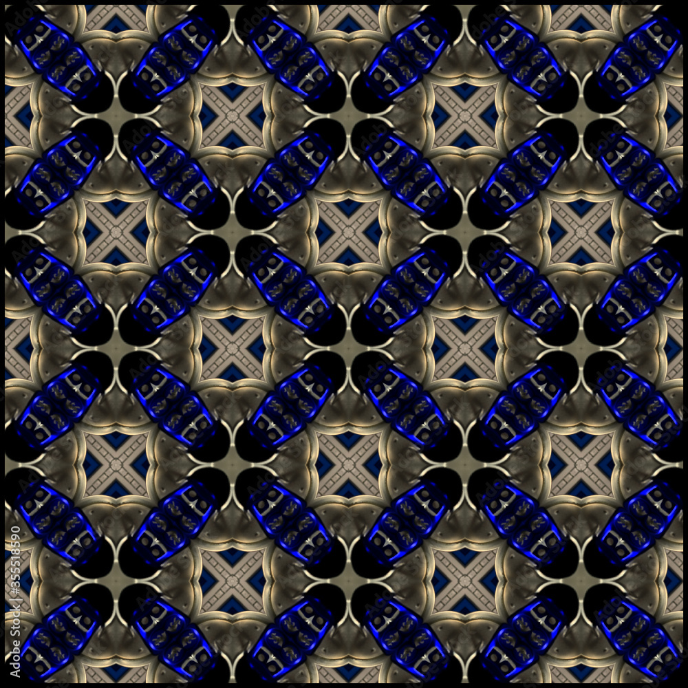 Fototapeta premium seamless pattern with geometric shapes