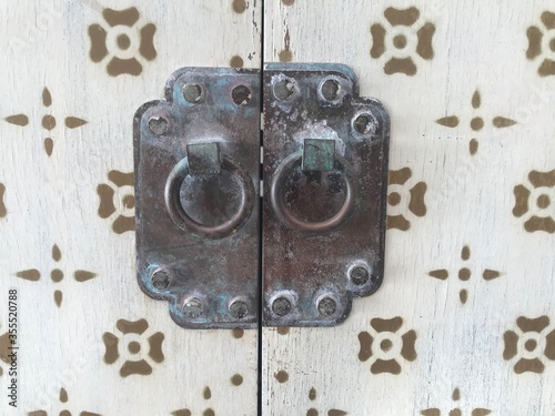 Antique door detail.
