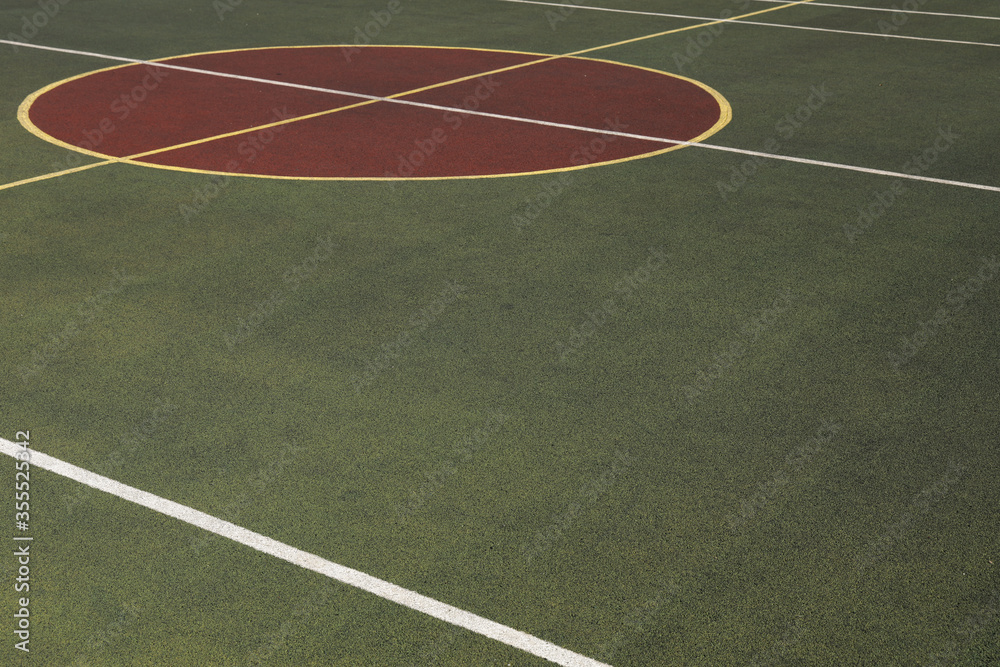 Fototapeta premium tennis court and net