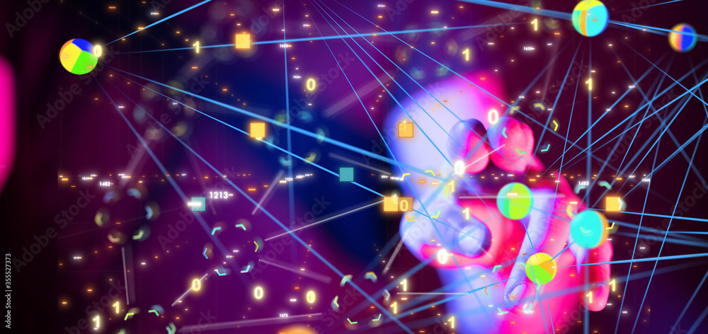data code binary concept 3d data code binary concept 3d