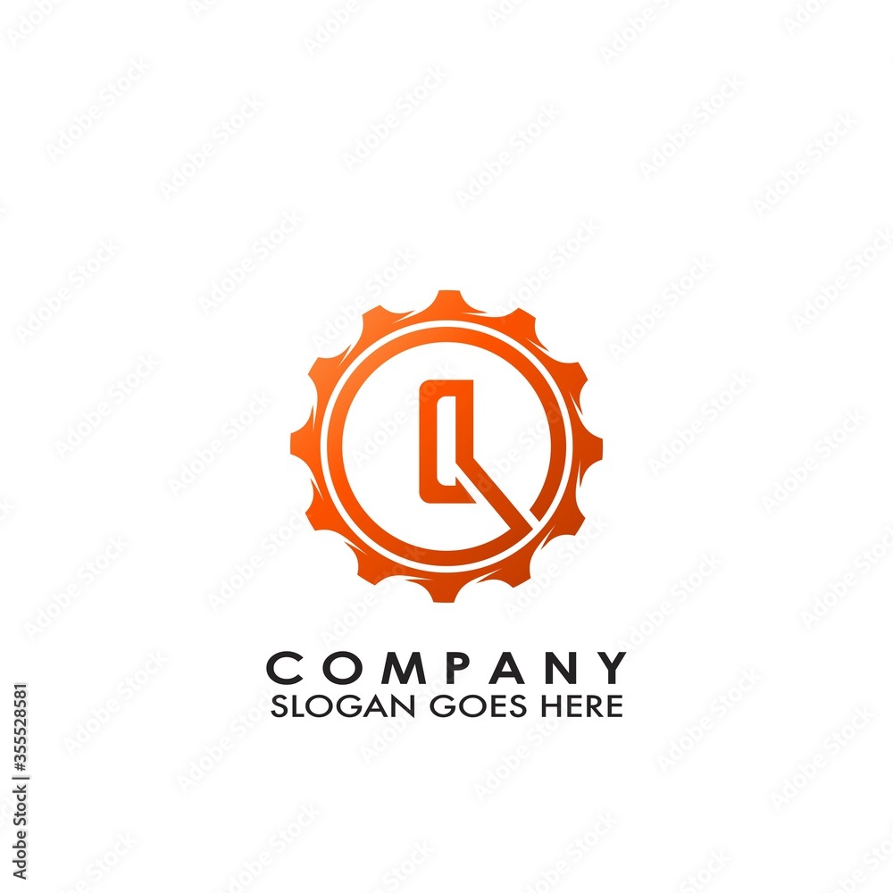 Letter Q Logo. Modern Techno Gear Initial Logo Template Design Letter Q Logo. Modern Techno Gear Initial Logo Template Design