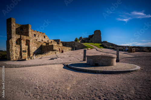 The ruins of Devin Castle near Bratislava