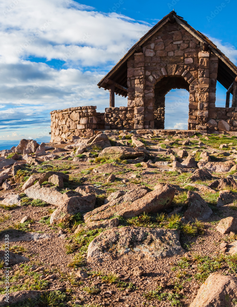 The  Forest Service Lookout on Brian Head Peak, Utah, USA