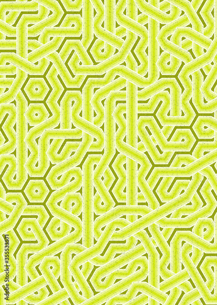 Colour Hexagon Tile Connection art background design illustration Colour Hexagon Tile Connection art background design illustration