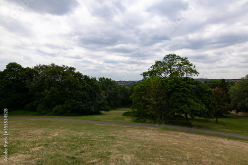 Alexandra Park on a cloudy day  London  United Kingdom.