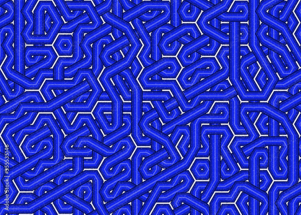 Colour Hexagon Tile Connection art background design illustration Colour Hexagon Tile Connection art background design illustration