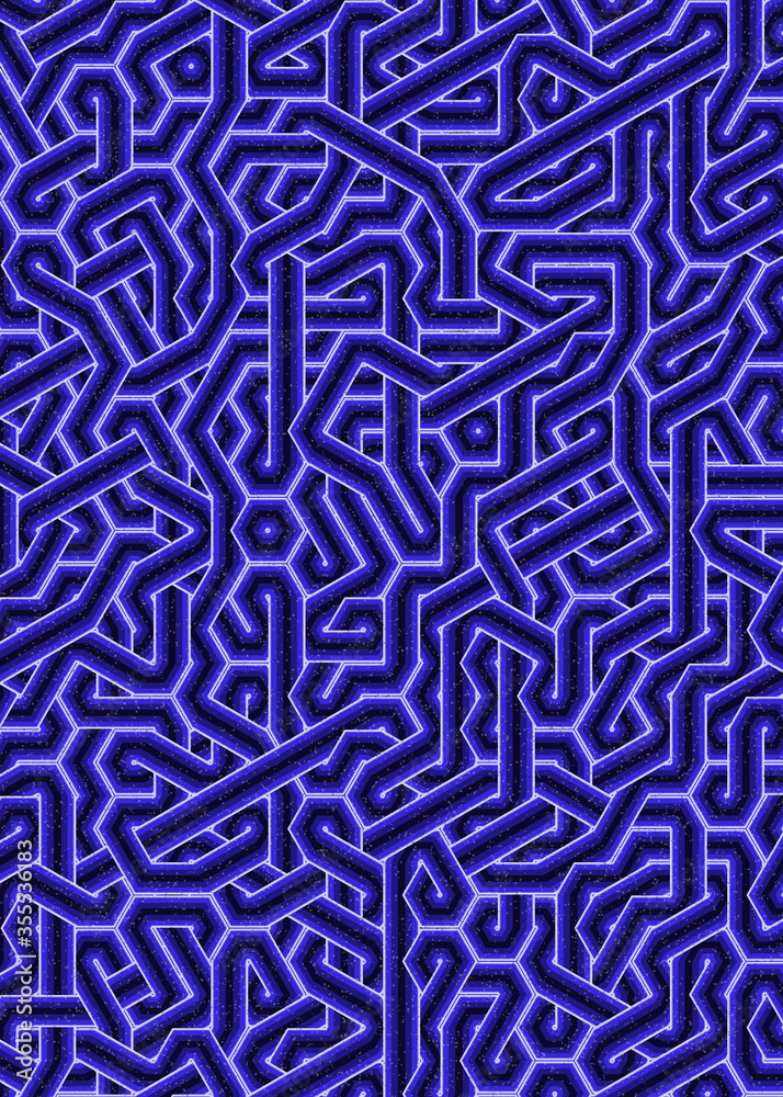 Colour Hexagon Tile Connection art background design illustration Colour Hexagon Tile Connection art background design illustration