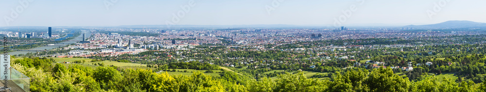 Vienna High Angle Panorama, Austria