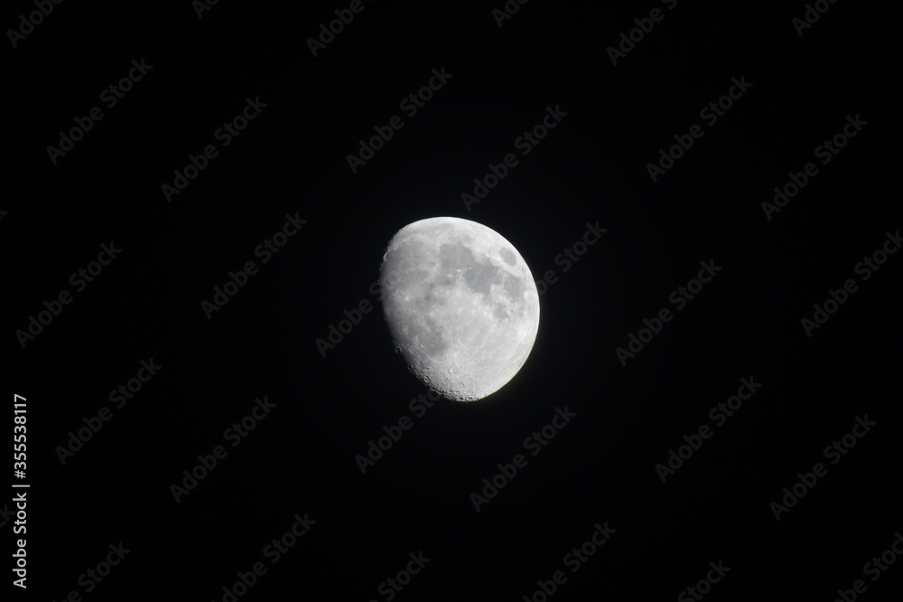 The Moon Waxing Gibbous