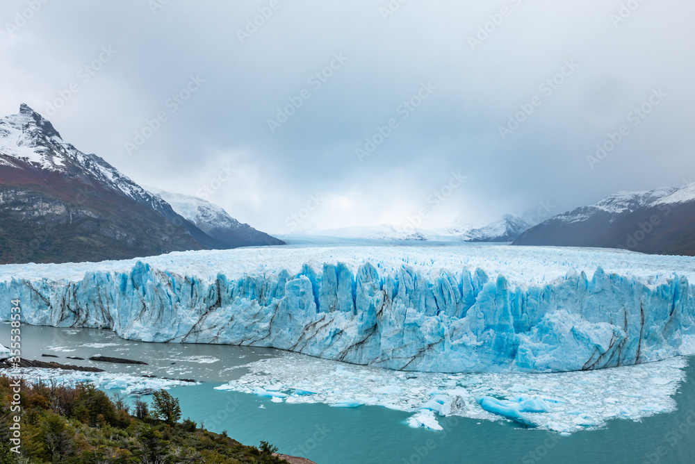 Glacier in Perito Moreno Glacier National park in Patagonia, Argentina