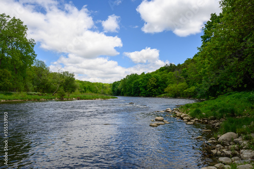 Spring Morning River