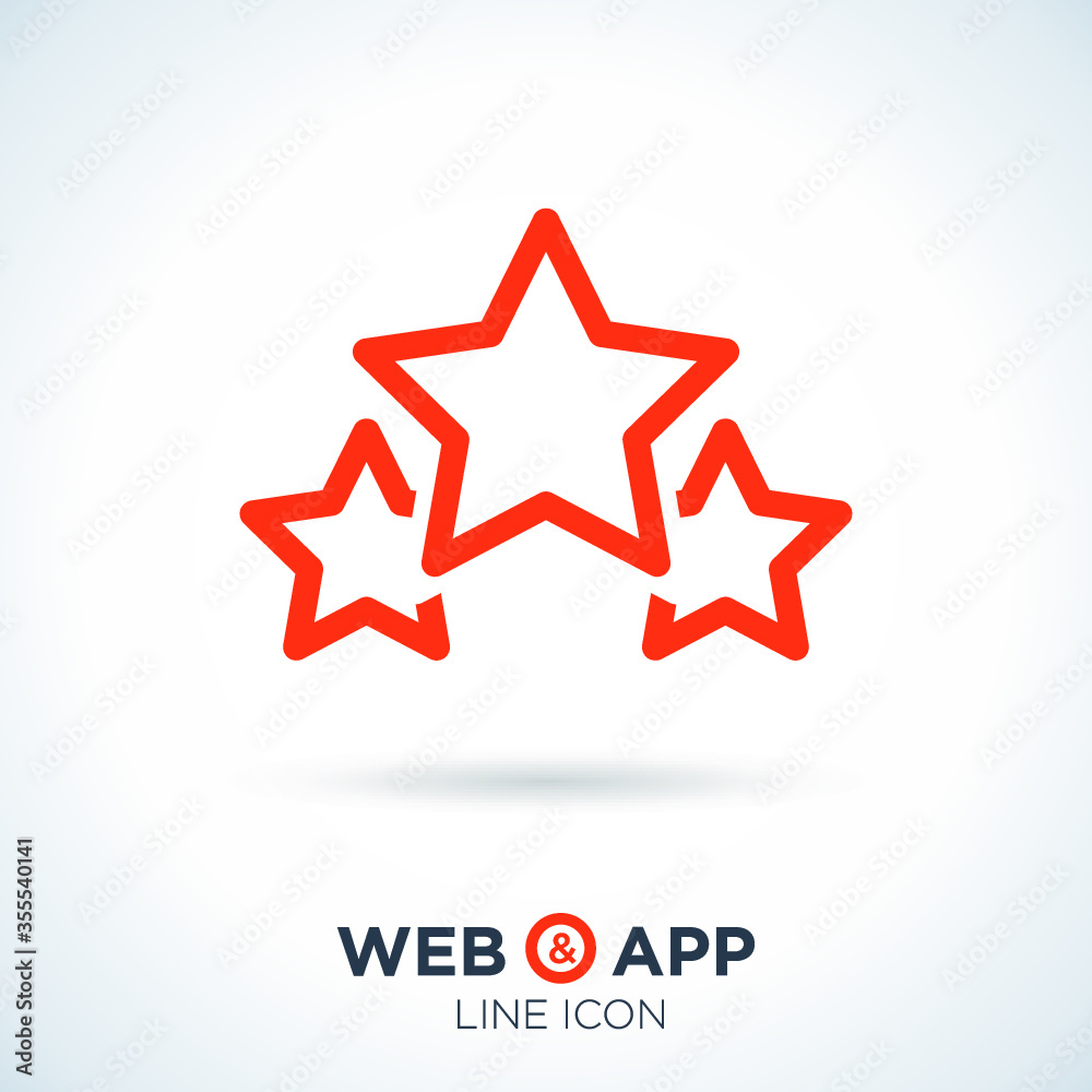 Star, leader, winner, boss, rank, medal, sport, competition, sky, astrology, military, troops line vector icon Star, leader, winner, boss, rank, medal, sport, competition, sky, astrology, military, troops line vector icon