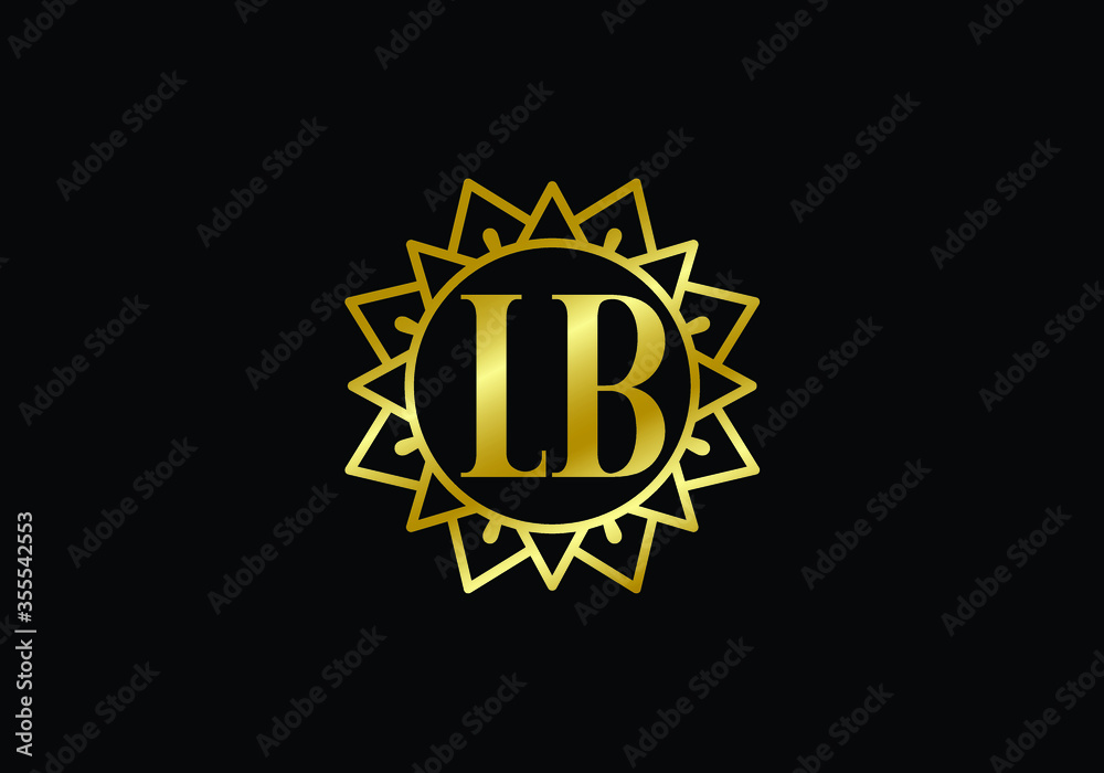 Initial Monogram Letter LB Logo Design Vector Template. L B Letter Logo Design Initial Monogram Letter LB Logo Design Vector Template. L B Letter Logo Design