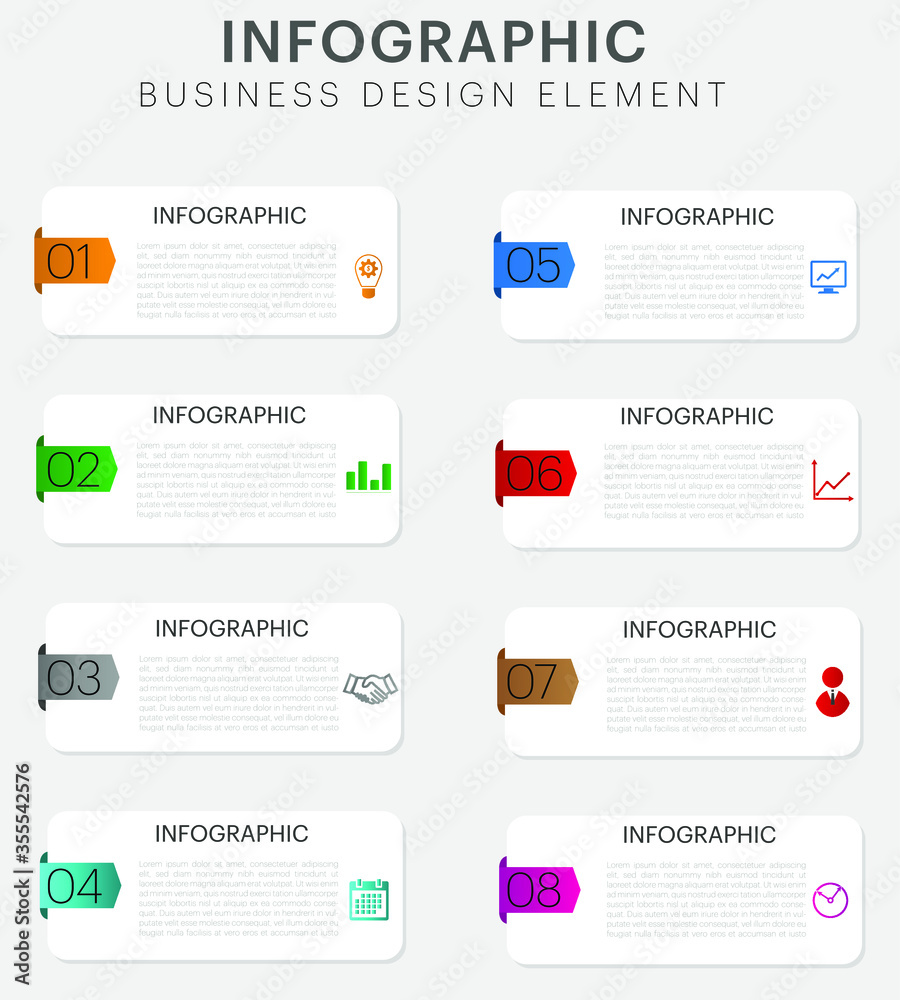 Abstract 3d paper infographics business template , vector illustration Abstract 3d paper infographics business template , vector illustration