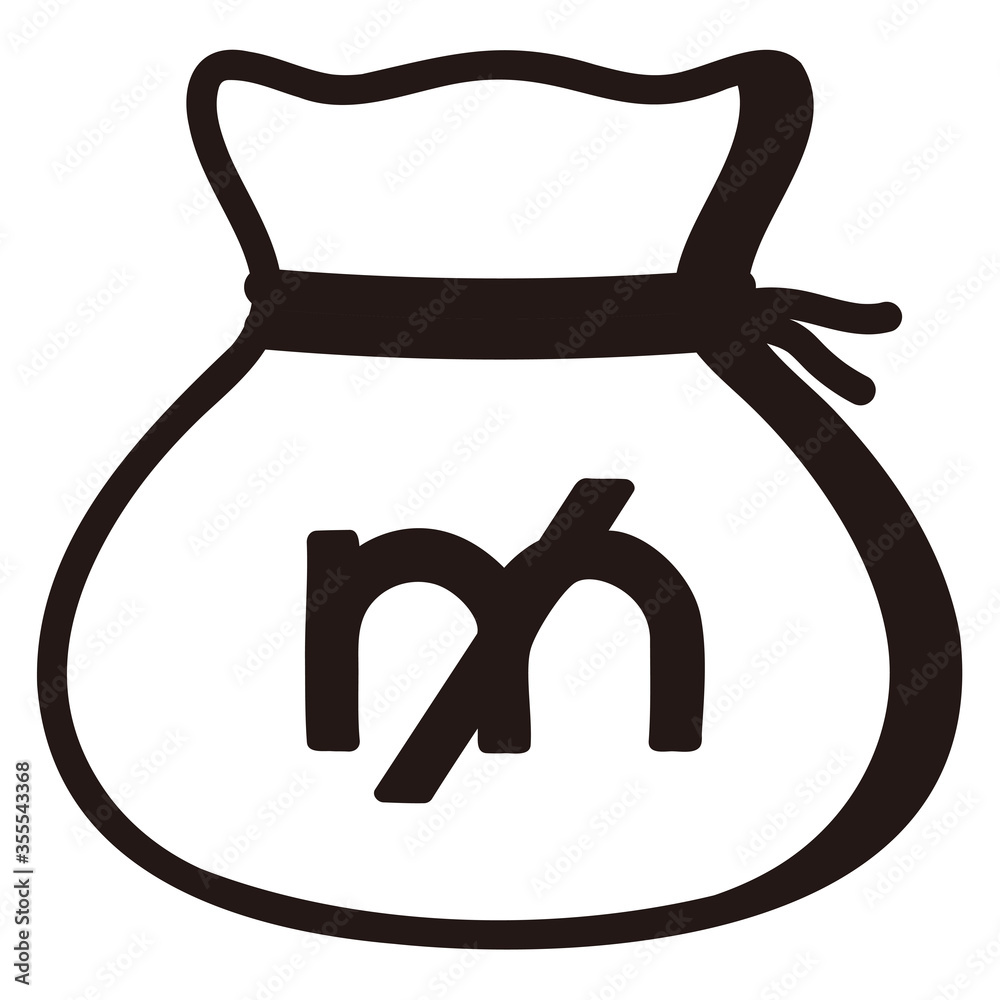 Money drawstring bag ( mill ) Money drawstring bag ( mill )