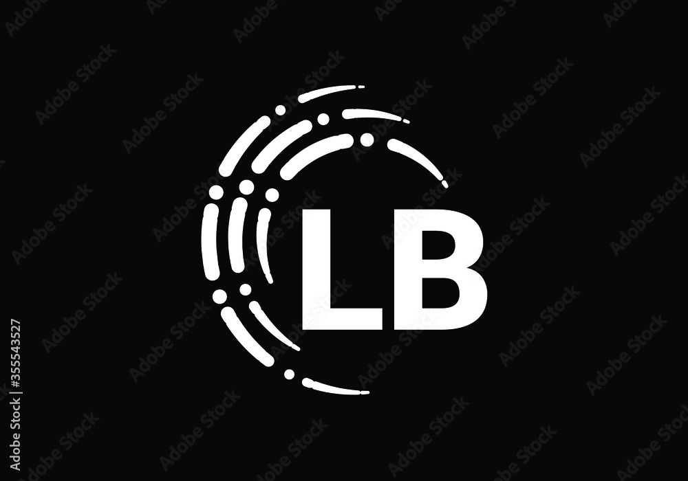 Initial Monogram Letter LB Logo Design Vector Template. L B Letter Logo Design Initial Monogram Letter LB Logo Design Vector Template. L B Letter Logo Design