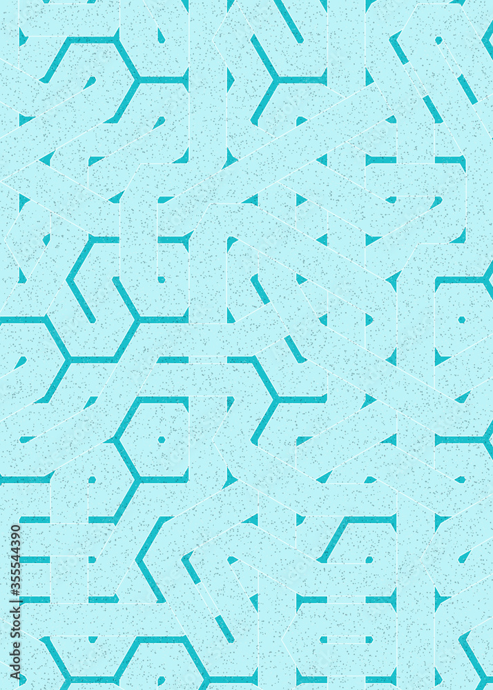 Colour Hexagon Tile Connection art background design illustration Colour Hexagon Tile Connection art background design illustration