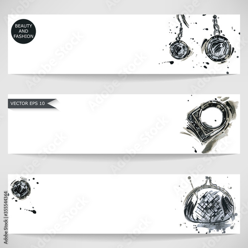 Fashion illustration. Vector.