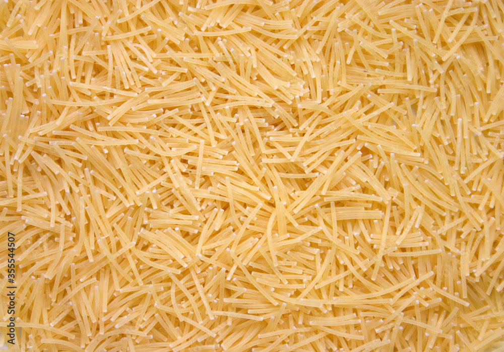 Surface covered with Vermicelli.
