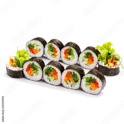 
rolls for a restaurant menu on a white background15
