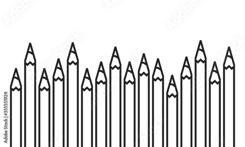 Pencil Icon Background  Pencil Symbol Vector Illustration Background Wallpaper