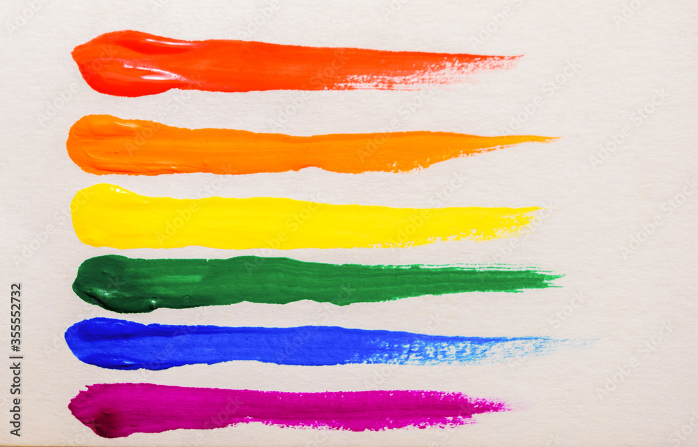 Multi-colored drawing by paints. rainbow on paper, bright card.Abstract gradient wallpaper rainbow colorful background. Equality betwee. LGBT concept. lesbian gay , bisexual transsexual. Multi-colored drawing by paints. rainbow on paper, bright card.Abstract gradient wallpaper rainbow colorful background. Equality betwee. LGBT concept. lesbian gay , bisexual transsexual.
