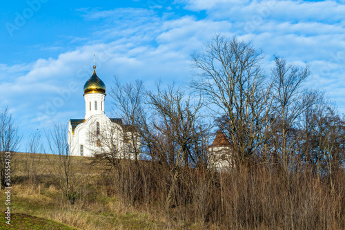 Landscape with a church