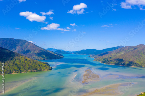 Pelorus sound in New Zealand photo