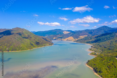 Pelorus sound in New Zealand photo