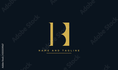 alphabet letters monogram icon logo B