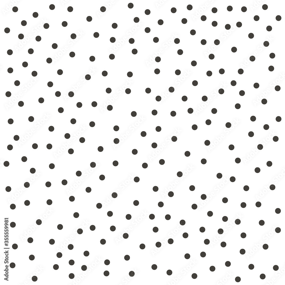 Random scattered dots, abstract black and white background. Seamless vector pattern. Black and white polka dot pattern. Celebration confetti background. Random scattered dots, abstract black and white background. Seamless vector pattern. Black and white polka dot pattern. Celebration confetti background.
