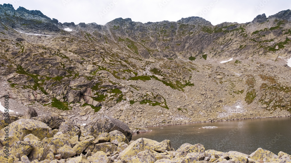 mountain lakelet in Slovak tatrach