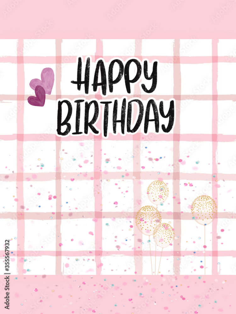 Happy birthday poster Happy birthday poster