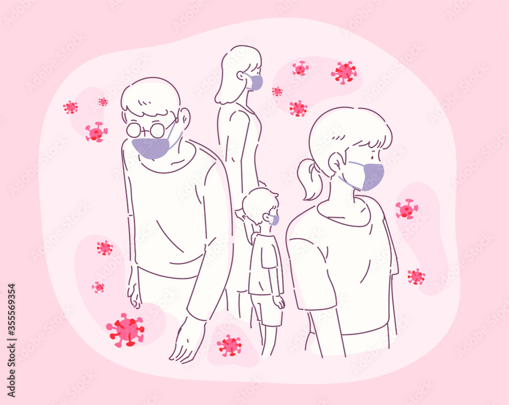 공기 중에 떠다니는 코로나 바이러스. 공기 중에 떠다니는 코로나 바이러스.
