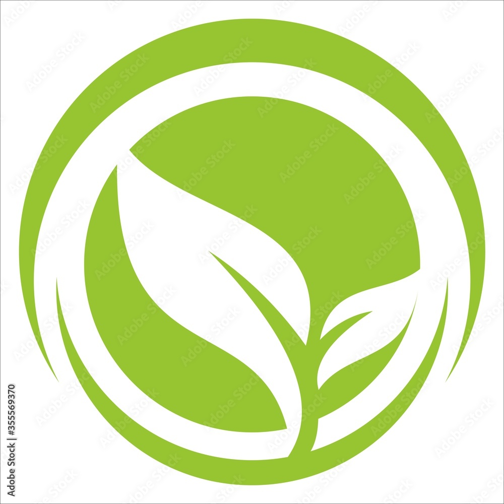 nature green leaf logo designs vector template nature green leaf logo designs vector template