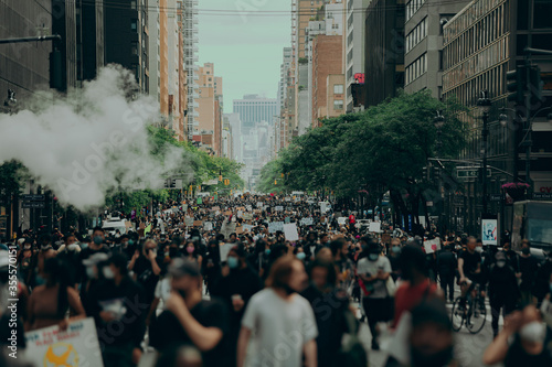 Black Lives Matter Protest in Manhattan New York City