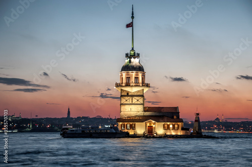 Maiden Tower, One of Istanbul's most iconic symbols. 