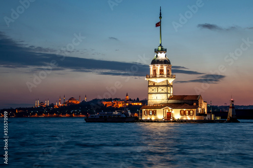 Maiden Tower, One of Istanbul's most iconic symbols. 