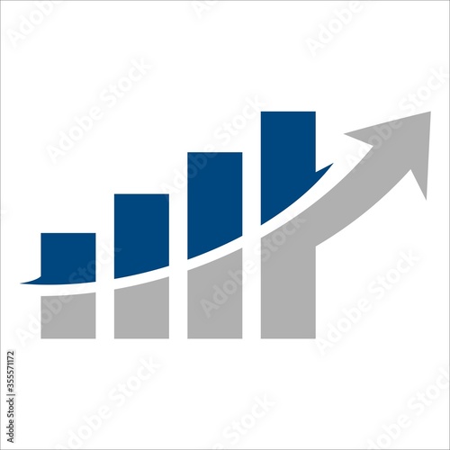 Modern Finance Business creative innovation rapid growth icon for Finance Business and Accounting