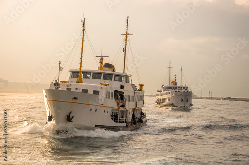 Passenger ships in Istanbul © erdincaltun
